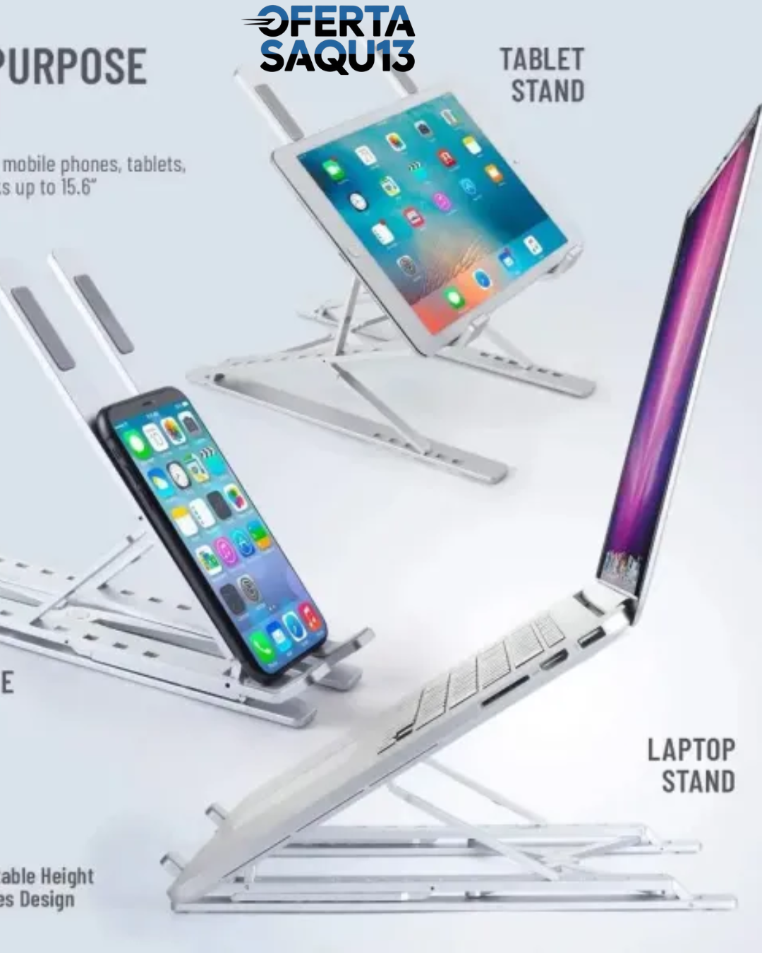 SOPORTE DE LAPTOP DE ALUMINIO